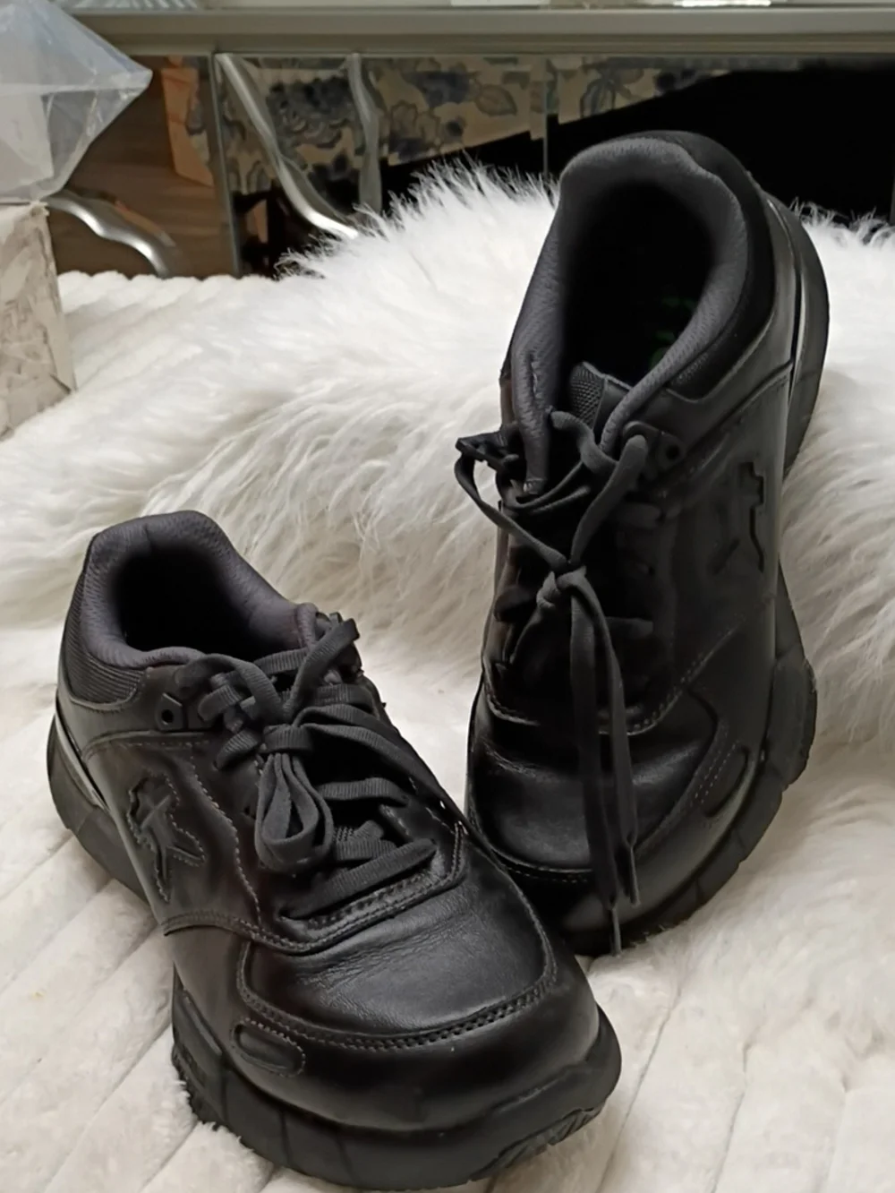 Kuru Kinetic 2 Black Anti-Slip Stability Arch Support Men's Work Shoes 7.5M